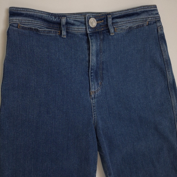 Loft High Waist Wide Leg Jeans Size 28 - Picture 5 of 11